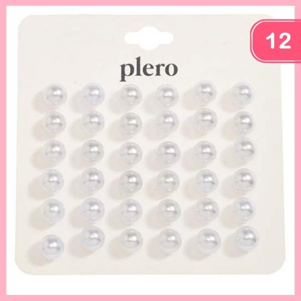 PEARL POST EARRING (12 UNITS)