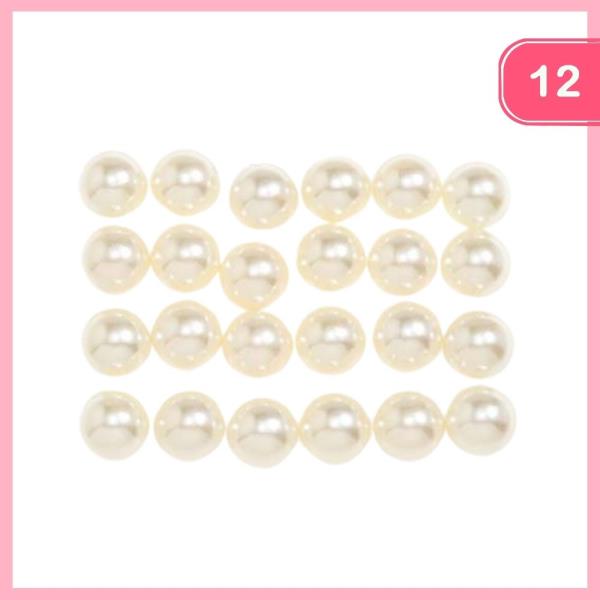PEARL STUD EARRING (12 UNITS)