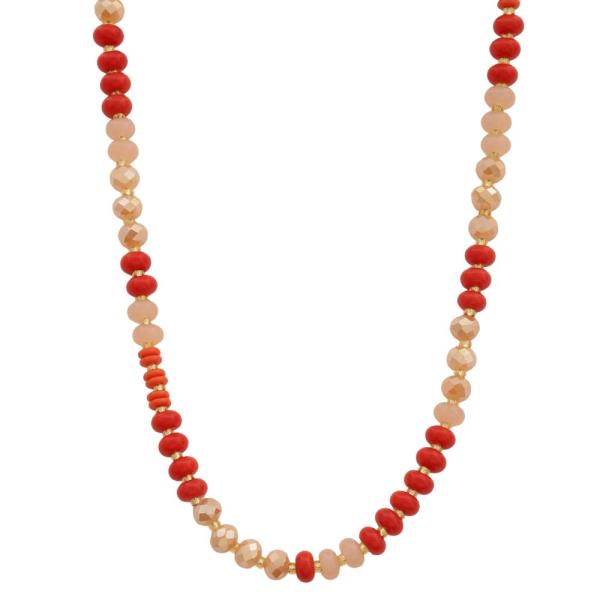 COLORFUL BEADED NECKLACE