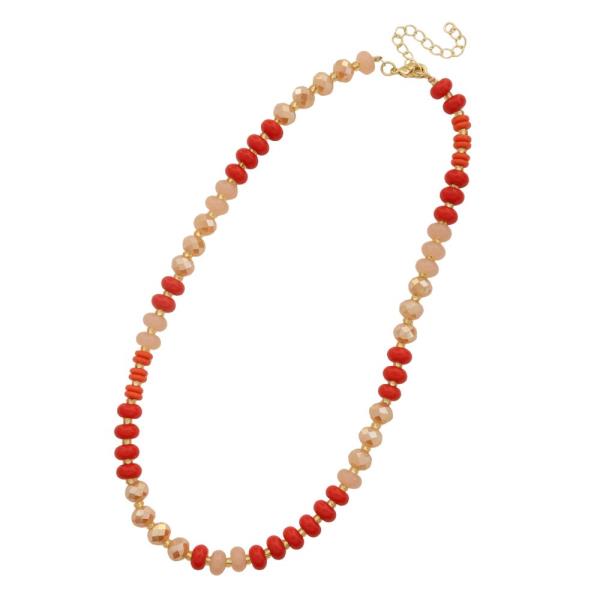 COLORFUL BEADED NECKLACE