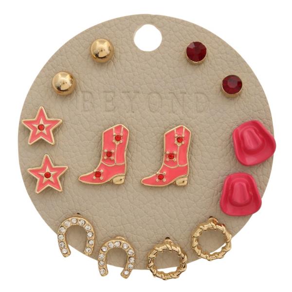 WESTERN ASSORTED EARRING SET