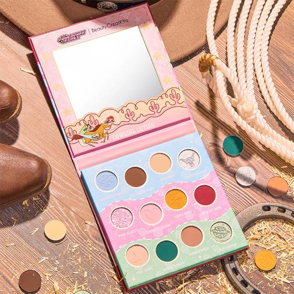 BEAUTY CREATIONS THE POWERPUFF GIRLS COWGIRL CUTIES SHADOW PALETTE