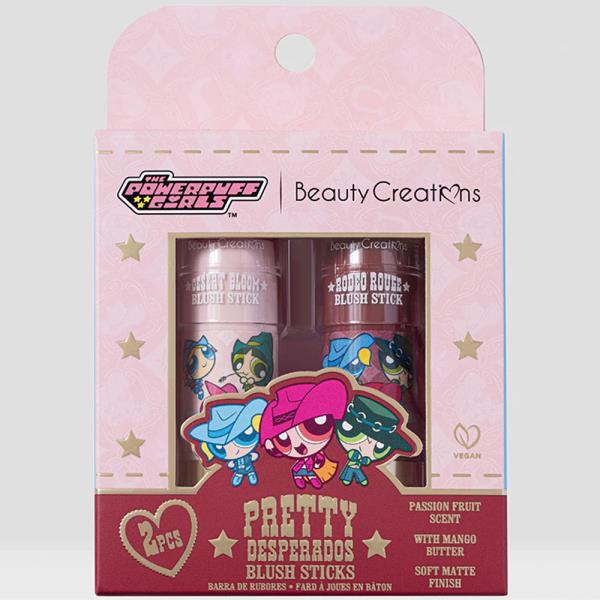 BEAUTY CREATIONS THE POWERPUFF GIRLS PRETTY DESPERADOS BLUSH STICK SET