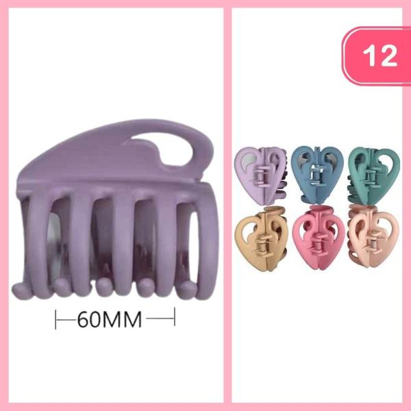 HAIR CLAW CLIP (12 UNITS)
