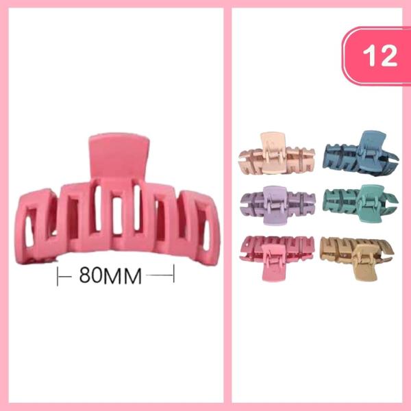 HAIR CLAW CLIP (12 UNITS)