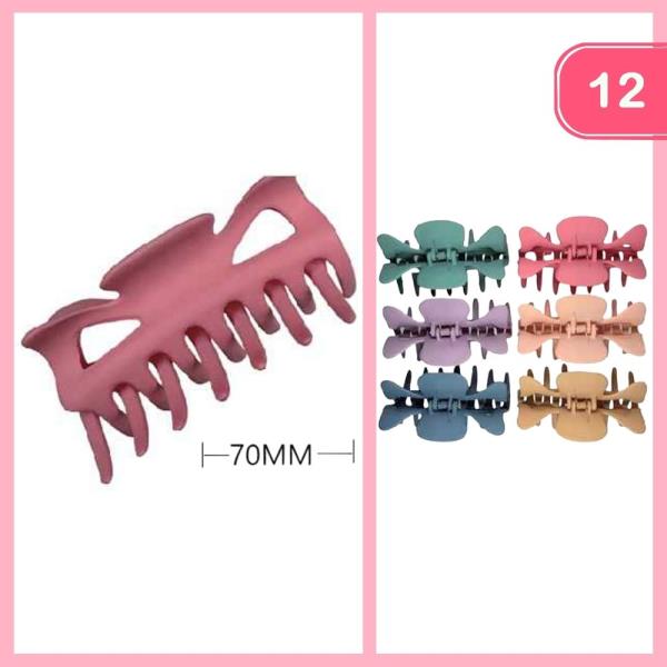 HAIR CLAW CLIP (12 UNITS)