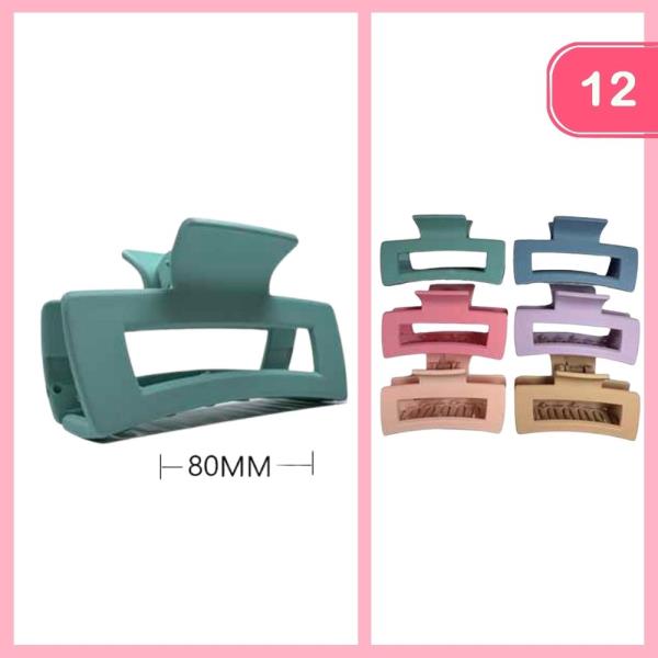 HAIR CLAW CLIP (12 UNITS)