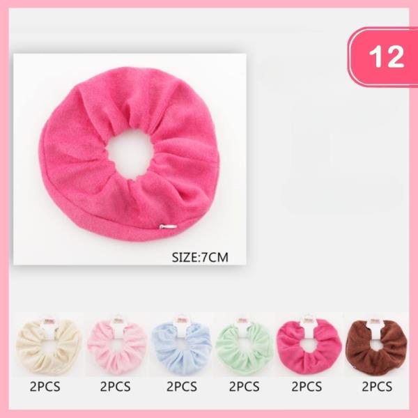 SOFT HAIR SCRUNCHIE (12 UNITS)
