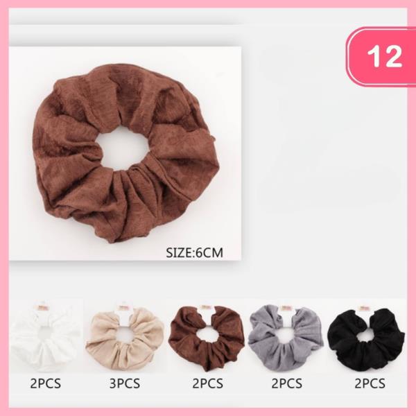 HAIR SCRUNCHIE (12 UNITS)