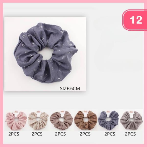 HAIR SCRUNCHIE (12 UNITS)