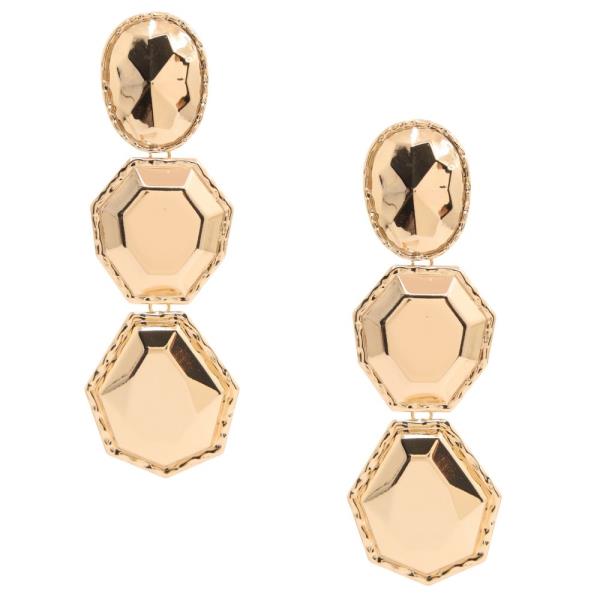 METAL DANGLE EARRING
