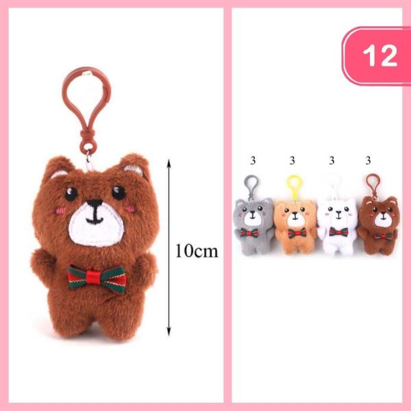 TEDDY BEAR KEYCHAIN (12 UNITS)