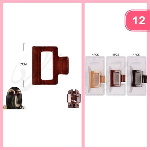 HAIR CLAW CLIP (12 UNITS)