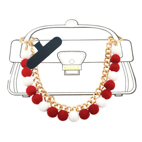 BEADED GAME DAY BAG CHARM