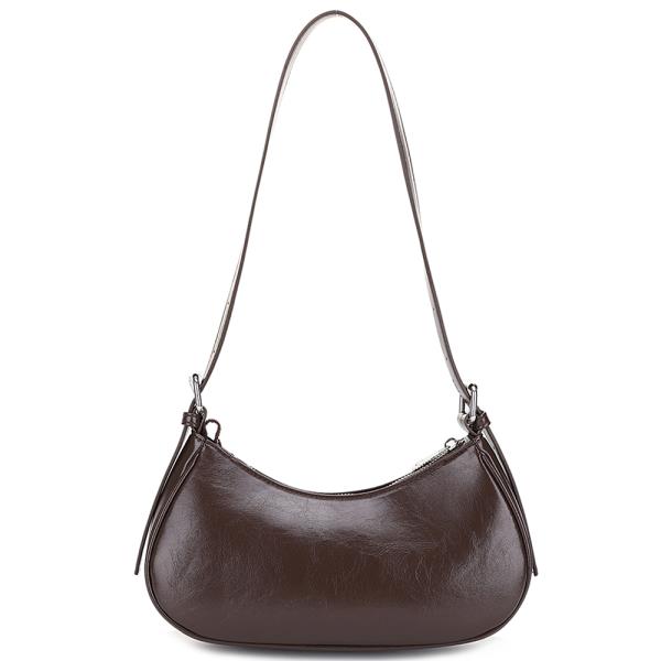 BUCKLE FASHION CURVE SHOULDER BAG