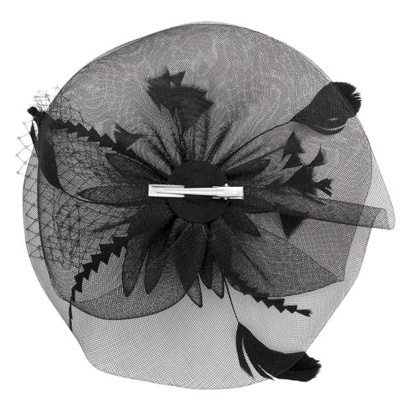 FEATHER DESIGN MESH FASCINATOR
