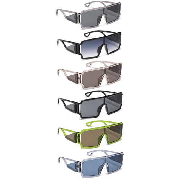 STYLISH RETRO SQUARED SUNGLASSES 1DZ