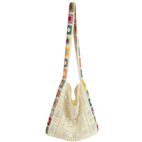 PEARL DESIGN FASHION SHOULDER HOBO BAG