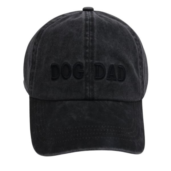 DOG DAD MATCHING TONE EMBROIDERED ON VINTAGE WASH CAP