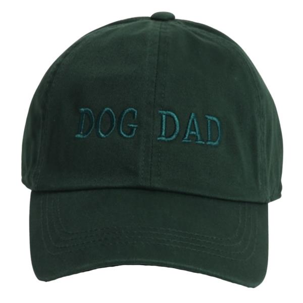 DOG DAD MATCHING TONE EMBROIDERED ON VINTAGE WASH CAP