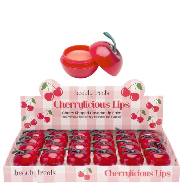 BEAUTY TREATS CHERRYLICIOUS LIPS FLAVORED LIP BALM (24 UNITS)