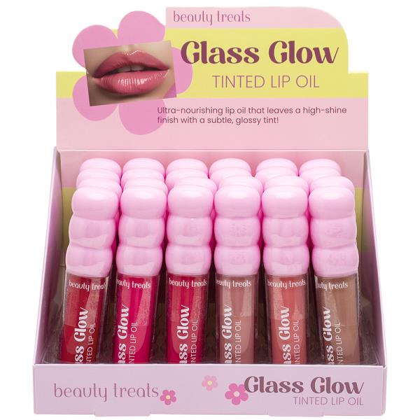 BEAUTY TREATS GLASS GLOW TINTED LIP OIL (24 UNITS)