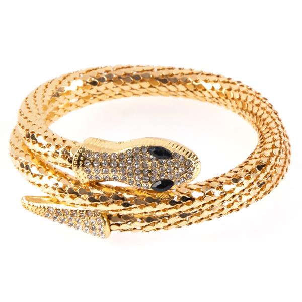 SNAKE METAL WRAPPED BRACELET