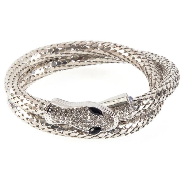 SNAKE METAL WRAPPED BRACELET