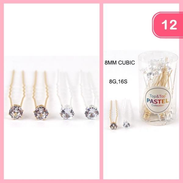 BRIDAL HAIR PINS (12 UNITS)