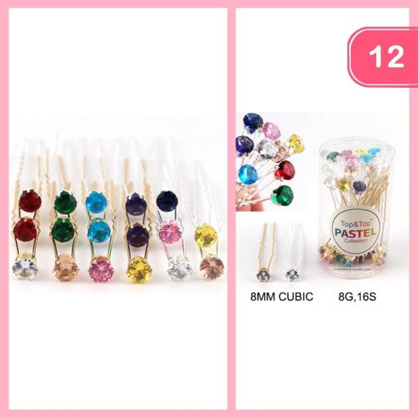 BRIDAL HAIR PINS (12 UNITS)