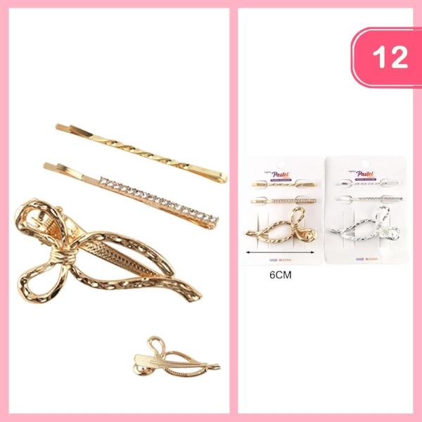 HAIR PIN AND BOBBY PIN SET (12 UNITS)