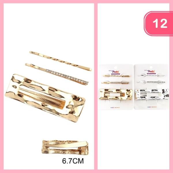 HAIR PIN AND BOBBY PIN SET (12 UNITS)