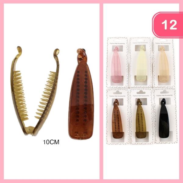 BANANA HAIR CLIP (12 UNITS)