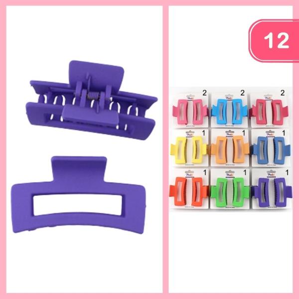 HAIR CLAW CLIP (12 UNITS)