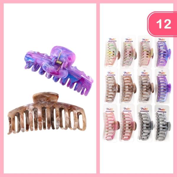 HAIR CLAW CLIP (12 UNITS)