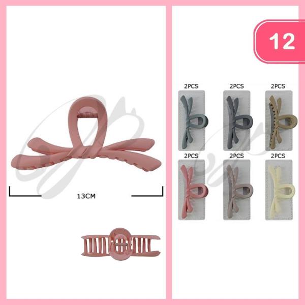 HAIR CLAW CLIP (12 UNITS)