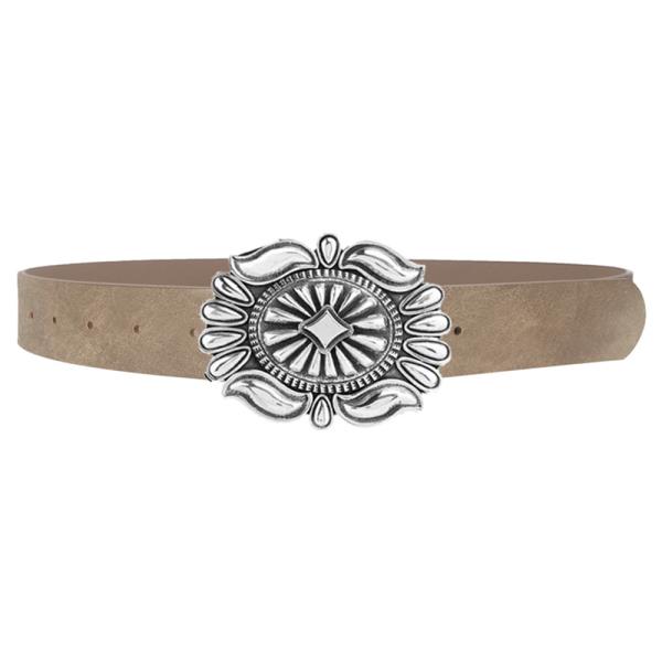 NAVAJO FLORA BUCKLE WASHED STRAP BELT