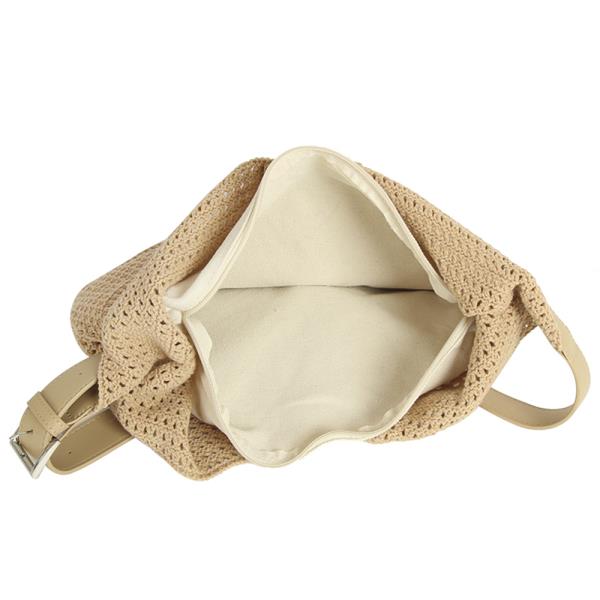 2IN1 STYLISH VENTED NET DESIGN HOBO SHOULDER BAG W POUCH