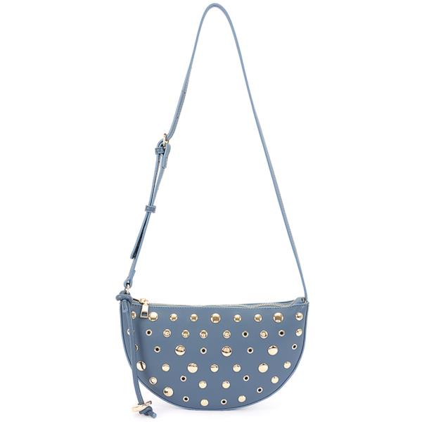 HALF MOON CROSSBODY W STUDS
