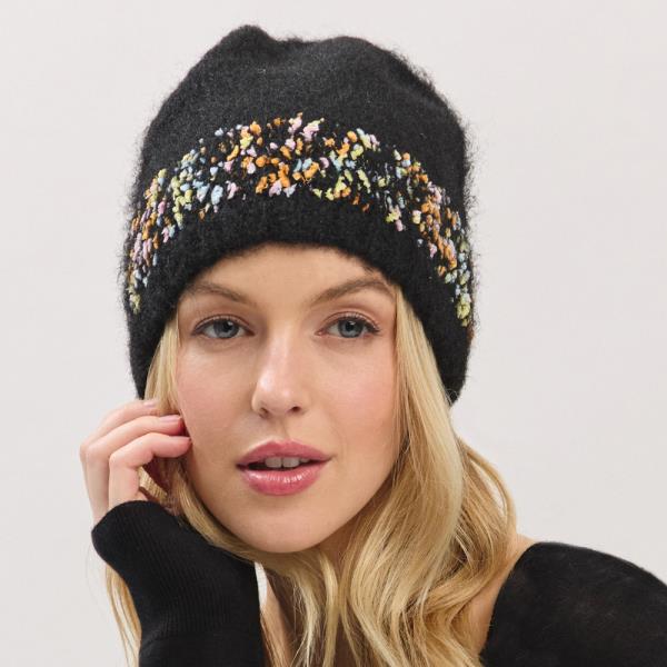 CONFETTI SOLID BEANIE