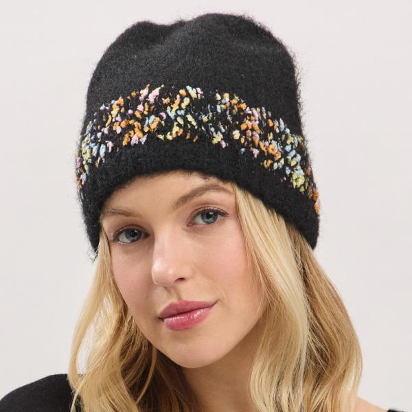 CONFETTI SOLID BEANIE