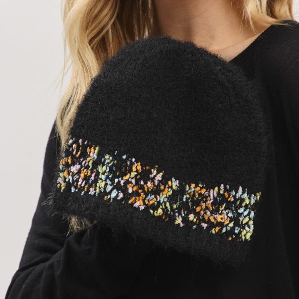 CONFETTI SOLID BEANIE