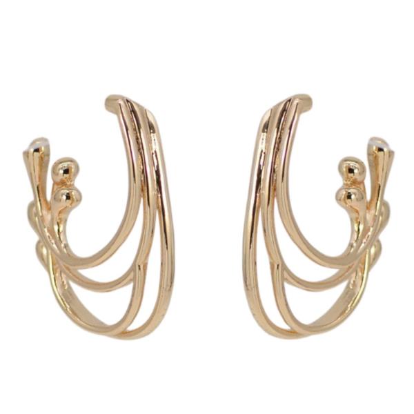 MULTI LOOP METAL EARRING