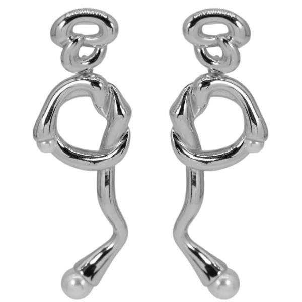 LOOP METAL DANGLE EARRING