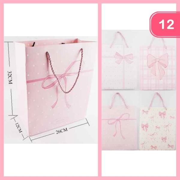 BOW GIFT BAG (12 UNITS)