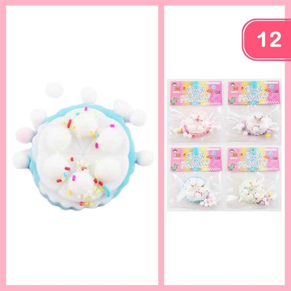 PINCH FAMILY SQUISHY  CAKE TOY (12 UNITS)
