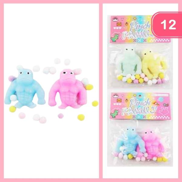 PINCH FAMILY SQUISHY TOY (12 UNITS)