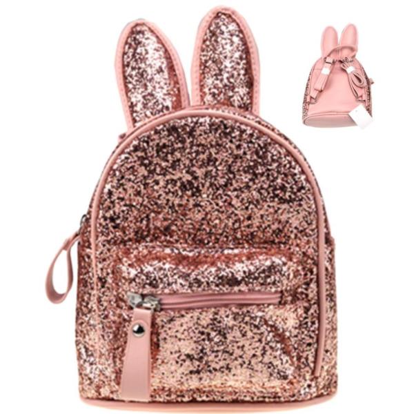 GLITTER RABBIT EAR BACKPACK