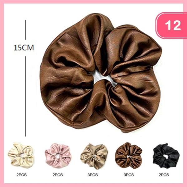 SILK HAIR SCRUNCHIE (12 UNITS)