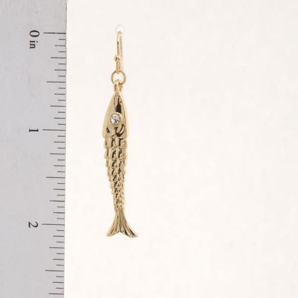 FISH METAL DANGLE EARRING